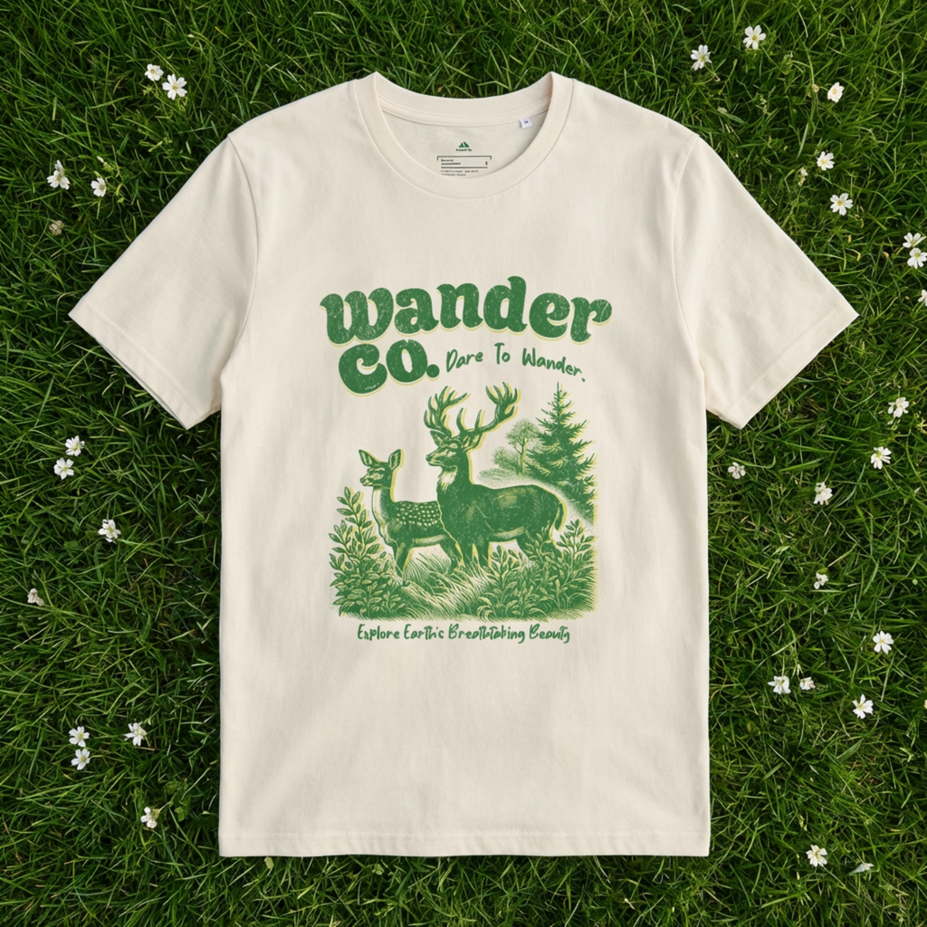 Wander Co. Dare to Wander Outdoor Vintage Graphic T-Shirt