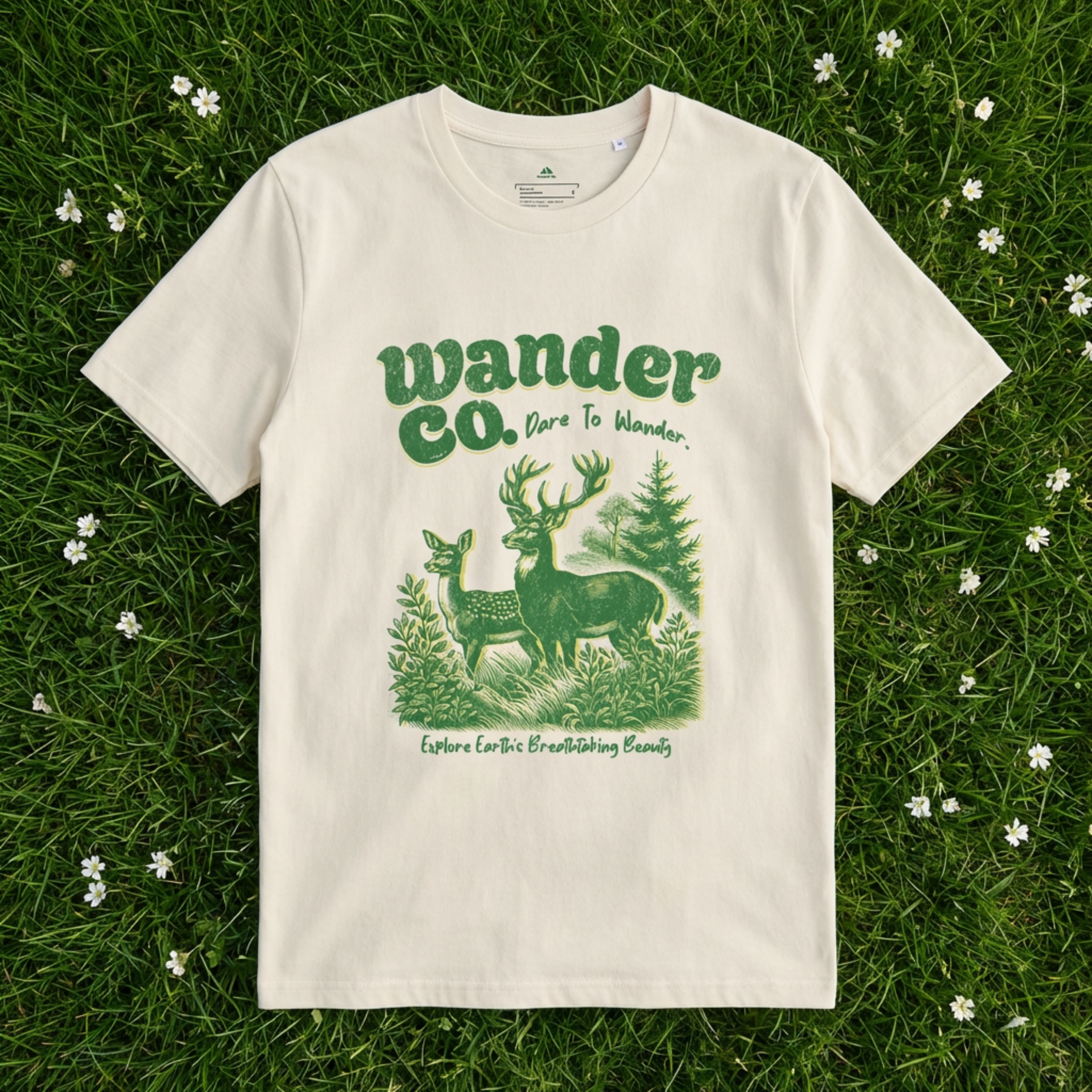 Wander Co. Dare to Wander Outdoor Vintage Graphic T-Shirt