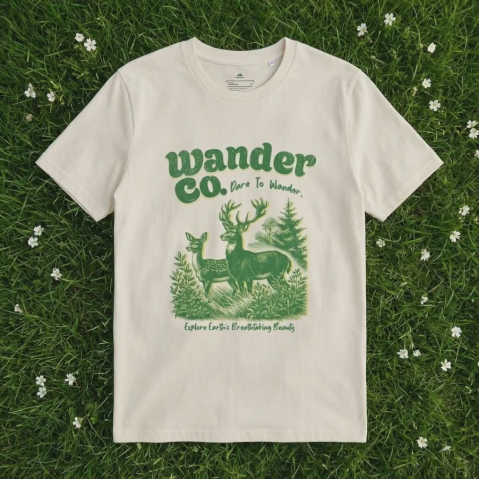 Wander Co. Dare to Wander Outdoor Vintage Graphic T-Shirt